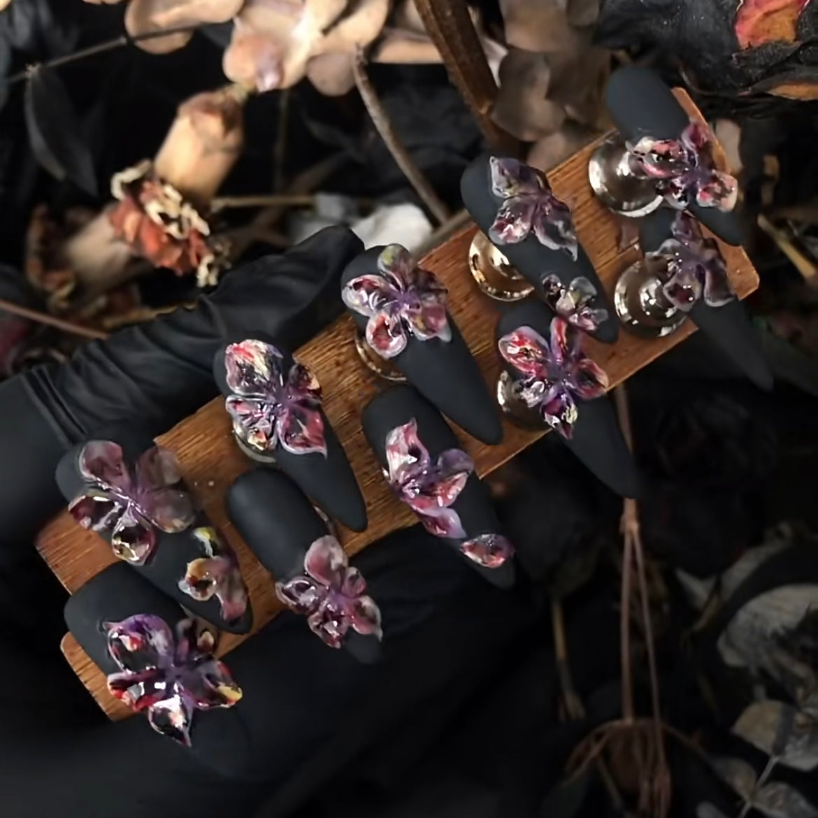 Midnight Garden - Mixxnails