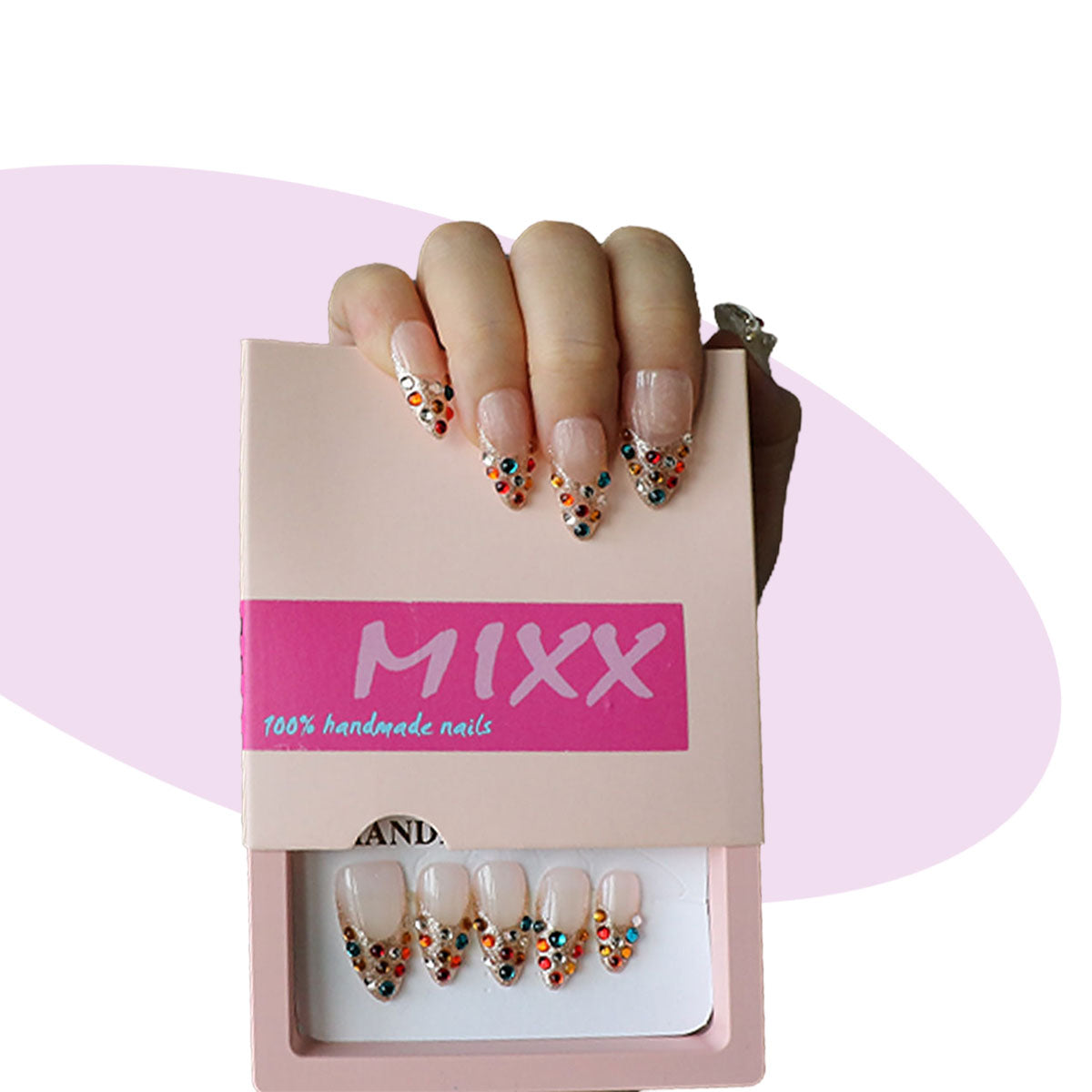 Neon Rhinestones - Mixxnails