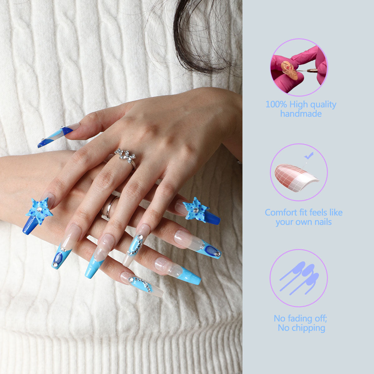Azure Bloom - Mixxnails