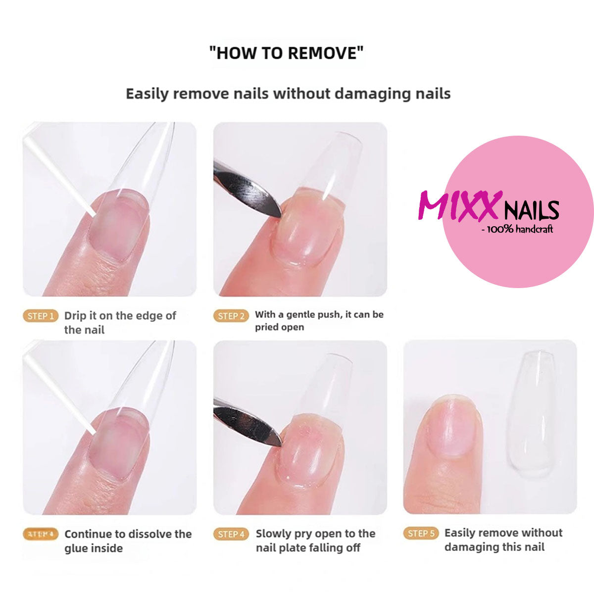 MIXX GLUE SET (40+DAYS LONG LASTING) - Mixxnails